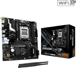 ASRock B850M-X - Moederbord Micro-ATX - AMD Socket AM5 - Wi-Fi 6E Bluetooth 5.2