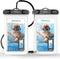 Travelly® Waterdicht Telefoonhoesje - IPX8 Onderwater Hoesje - Geschikt voor Smartphones tot 18 cm - Set van 2 (2 stuks)
