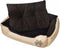vidaXL - Hondenmand - bruin - en - Beige - XXL