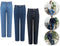 Milanoro - Jeansbroek - Straight fit - Zwartblauw - W31 - L30