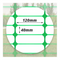 VOSS.farming PowerOFF 50m Classic Begrenzingshek 120x40mm Afsluithek groen