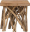 vidaXL - Salontafel - takken - 40x40x40 - cm - gemengd - gerecycled - hout