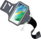 Mobiparts Comfort Fit Sport Armband - Samsung Galaxy S21 FE 5G - Lichtgewicht ademend materiaal - Zwart