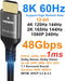 Ubluker - Ultra High Speed HDMI 2.1 Kabel - 3m - 8K@60Hz, 48Gbps