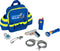 Klein Toys politieagent rugzak - 28x25x8,5 cm - incl. accessoires en verstelbare riemen - blauw geel