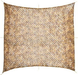 vidaXL - Camouflagenet - met - opbergzak - 416x402 - cm - zandkleurig