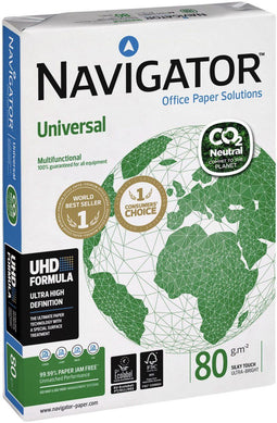 Kopieerpapier navigator universal c02 a4 80gr wit | 5 stuks