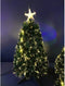 Fibre Optic kerstboom - H90 cm - 20 warm witte LED - kunstboom - verlichte kunstboom