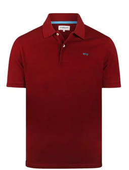 McGregor Classic polo - Regular Fit - Donkerrood - Maat L
