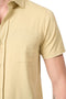 Mario Russo Korte Mouwen Overhemd - Overhemd heren - Polo Shirt Heren - t shirt heren - 3XL - Licht olijfgroen