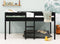 ToiToiKids Mick halfhoogslaper 90x200 - Mat Zwart