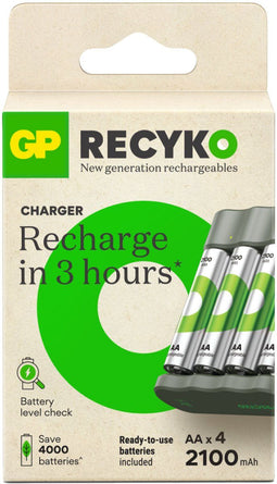 GP ReCyko+ B441 - NiMH Lader - 2100 mAh - Grijs