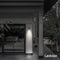 LEDVION - LED Wandlamp - GU10 - IP54 - Antraciet