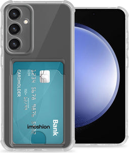iMoshion Hoesje Geschikt voor Samsung Galaxy S23 FE Hoesje Met Pasjeshouder - iMoshion Softcase Backcover met pashouder 2.0 - Transparant
