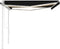 vidaXL - Luifel - automatisch - met - LED - en - windsensor - 4,5x3,5 - m - antraciet