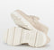 PS Poelman SOPHIE - Dames Chunky Loafers - Nubuck Suède - Licht Beige - Maat 37