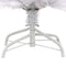 vidaXL - Kunstkerstboom - met - scharnieren - en - standaard - 120 - cm - wit