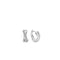 TI SENTO Dames Oorbellen - 925 zilver - Zirconia wit - 7667ZI