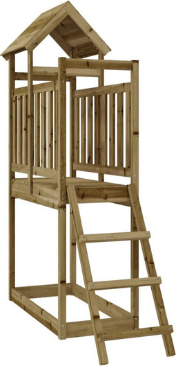 vidaXL Speeltoren met ladder 53x110x214 cm geïmpregneerd grenenhout