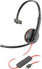 Poly Blackwire 3210 - USB-C headset - Mono - Zwart (Bulk)