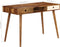 vidaXL - Schrijftafel - 110x55x76 - cm - massief - sheeshamhout