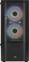 Aerocool Quantum Mesh - PC Midi-Tower - 3x 12cm RGB Fan - Zwart