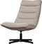 WOOOD Draaifauteuil Nika - Bouclé - Taupe Melange - 92x65x92