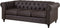 CHESTERFIELD - Chesterfield bank - Bruin - Kunstleer