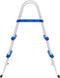 vidaXL Zwembadladder 84 cm blauw en wit