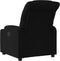 Fauteuil verstelbaar stof zwart