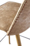 Riviera Maison Vegas Bar Stool Pellini Camel - Pellini, Essenhout - Camel - 57.0x48.0x108.0 cm
