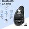 Perixx Perimice 813 - Draadloze ergonomische verticale muis - 2,4GHz + Bluetooth - Anti slip coating