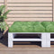 vidaXL - Palletkussen - bladpatroon - 70x70x12 - cm - stof