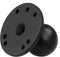 Zebra RAM-202U - RAM Mount Round Plate Ball Base - C-size 38 mm - Zwart