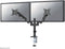 Neomounts DS70-750BL2 - Bureausteun voor 2 schermen tot 27