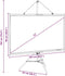vidaXL - Projectiescherm - met - statief - 72 - inch - 16:9