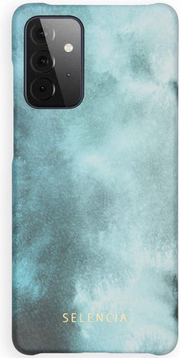 Selencia Hoesje Geschikt voor Samsung Galaxy A72 Hoesje - Selencia Maya Fashion Backcover - blauw