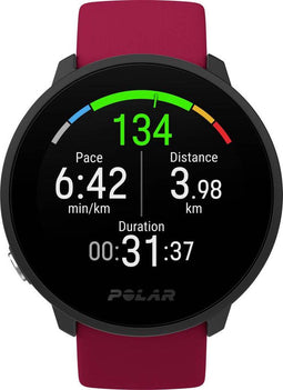 Polar Unite - Fitnesshorloge - Hartslagmeting GPS - Zwart (Rood)
