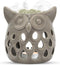 Scentchips® Uil Cut Out - Waxbrander - Geurbrander - Oliebrander - Wax Melts Brander - Aromabrander - Ook Geschikt Voor Essentiële Oliën - Geurolie - Waxmelts - Taupe