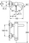 GROHE Essence New - Badkraan - 15cm - hard graphite geborsteld - 33624AL1