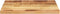 vidaXL - Tafelblad - rechthoekig - 60x50x2,5 - cm - massief - ruw - mangohout