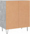 vidaXL - Dressoir - 60x35x70 - cm - bewerkt - hout - betongrijs