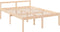 vidaXL - Seniorenbed - massief - grenenhout - 120x200 - cm