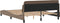 vidaXL - Bedframe - met - hoofdbord - kunstleer - cappuccinokleurig - 160x200 - cm