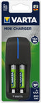 Varta Mini Charger - Batterijlader NiMH 800 mAh - Zwart (2 stuks)