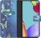 iMoshion Hoesje Geschikt voor Samsung Galaxy A52 (5G) / A52s / A52 (4G) Hoesje Met Pasjeshouder - iMoshion Design Softcase Bookcase - Blauw / Meerkleurig / Blue Butterfly