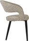 Pole to Pole - Tusk stoel - Tweed boucle - Coco - Brandvertragend