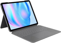 Logitech Combo Touch - Toetsenbordcase voor iPad Air - Grootste trackpad ooit - Grijs