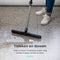 CLEANLY Vloertrekker - Telescopisch 114-142 cm - Dubbel EVA foam - Zwart/grijs