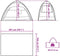 vidaXL - Strandtent - 2-persoons - waterdicht - snelontgrendeling - azuurblauw